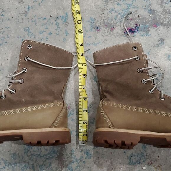 Timberland Boots in 2 Toned Brown Suede Size 7 - Picture 11 of 14